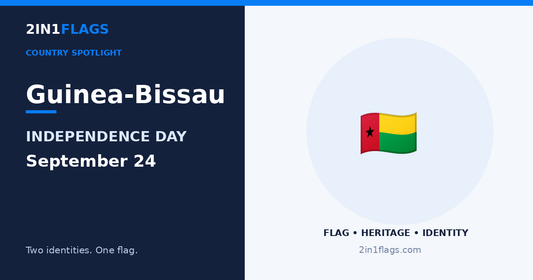 Guinea-Bissau Independence Day featured image by 2in1Flags