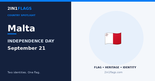 Malta Independence Day featured image by 2in1Flags