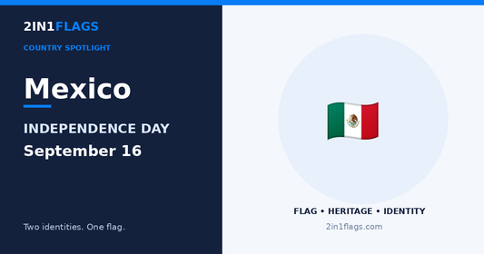 Mexico Independence Day featured image by 2in1Flags