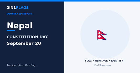 Nepal Constitution Day featured image by 2in1Flags