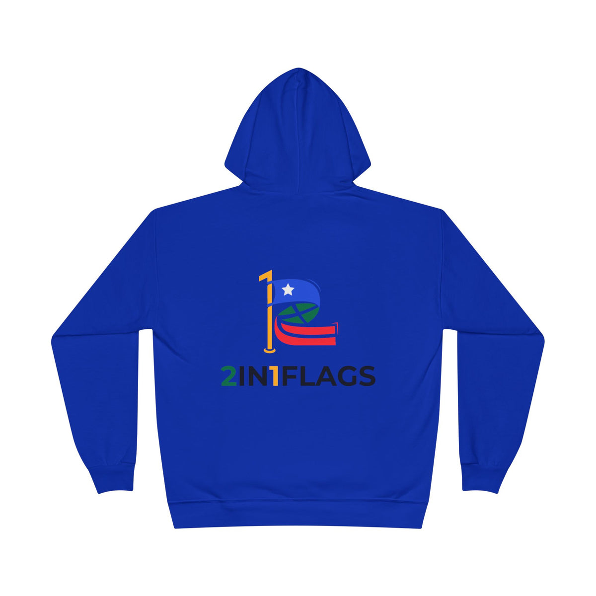 Custom 2in1 Flag Hoodie with custom dual flag design