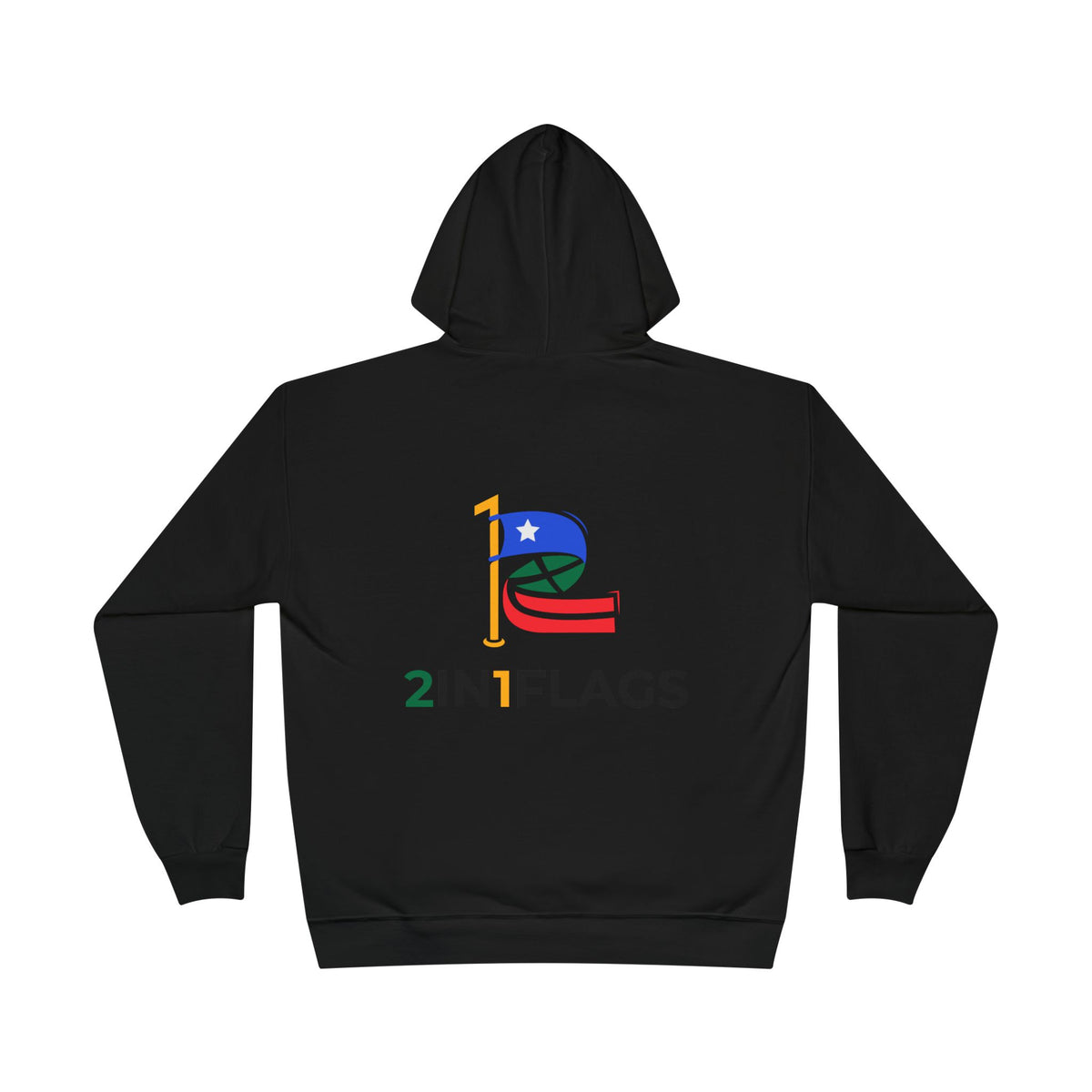 Custom 2in1 Flag Hoodie with custom dual flag design