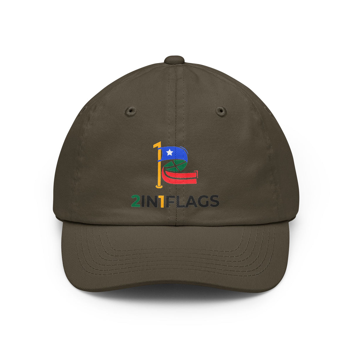 Custom 2in1 Flag Dad Hat with custom dual flag design