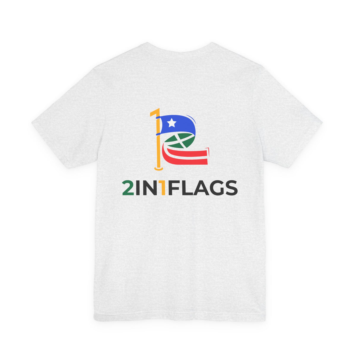 Custom 2in1 Flag T-Shirt with custom dual flag design