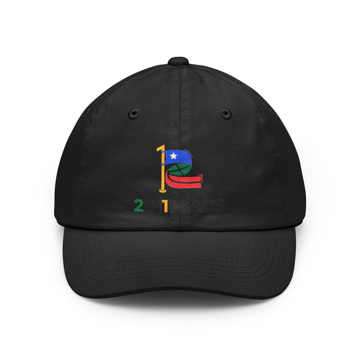 Custom 2in1 Flag Dad Hat with custom dual flag design