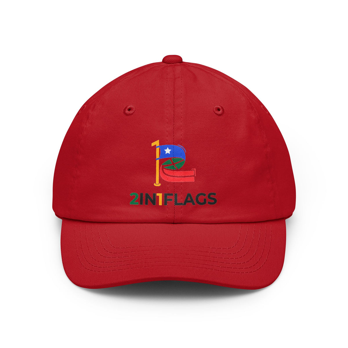 Custom 2in1 Flag Dad Hat with custom dual flag design