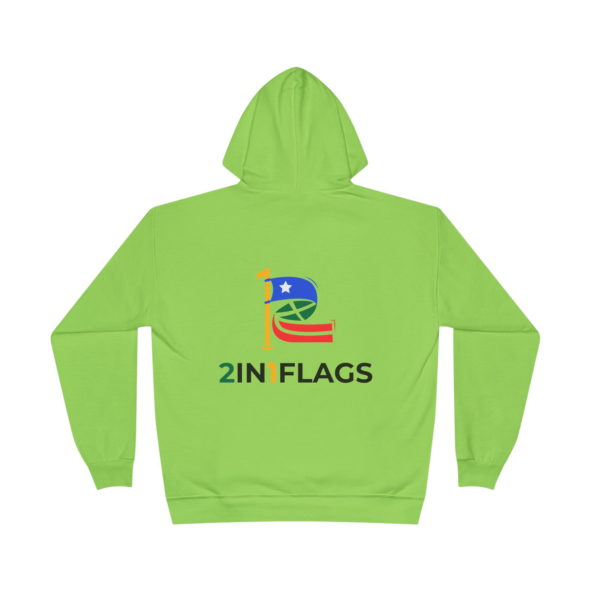 Custom 2in1 Flag Hoodie with custom dual flag design