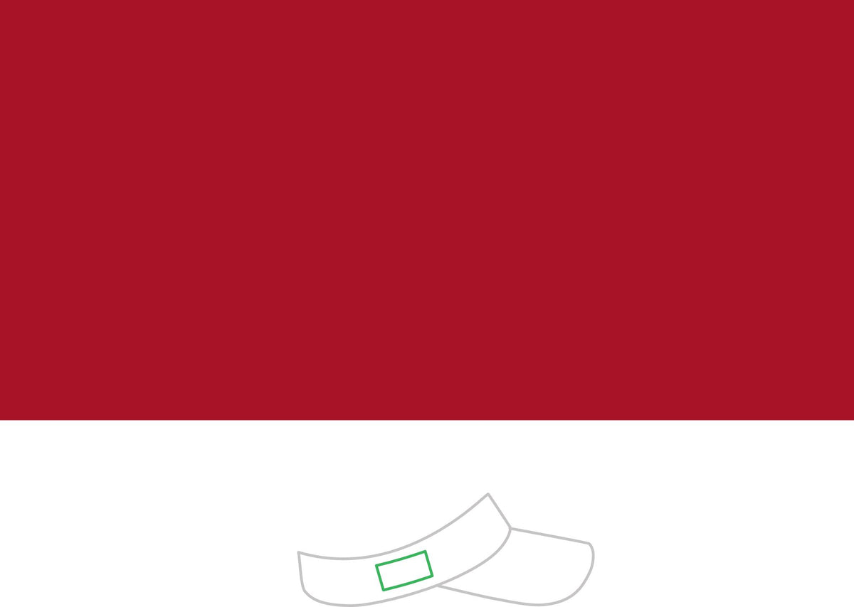 Custom 2in1 Flag Sun Visor with custom dual flag design