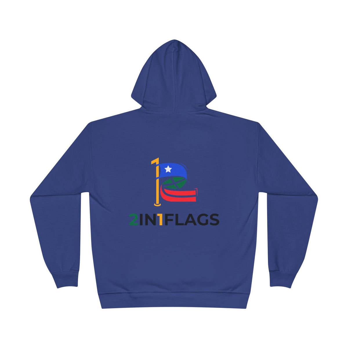 Custom 2in1 Flag Hoodie with custom dual flag design