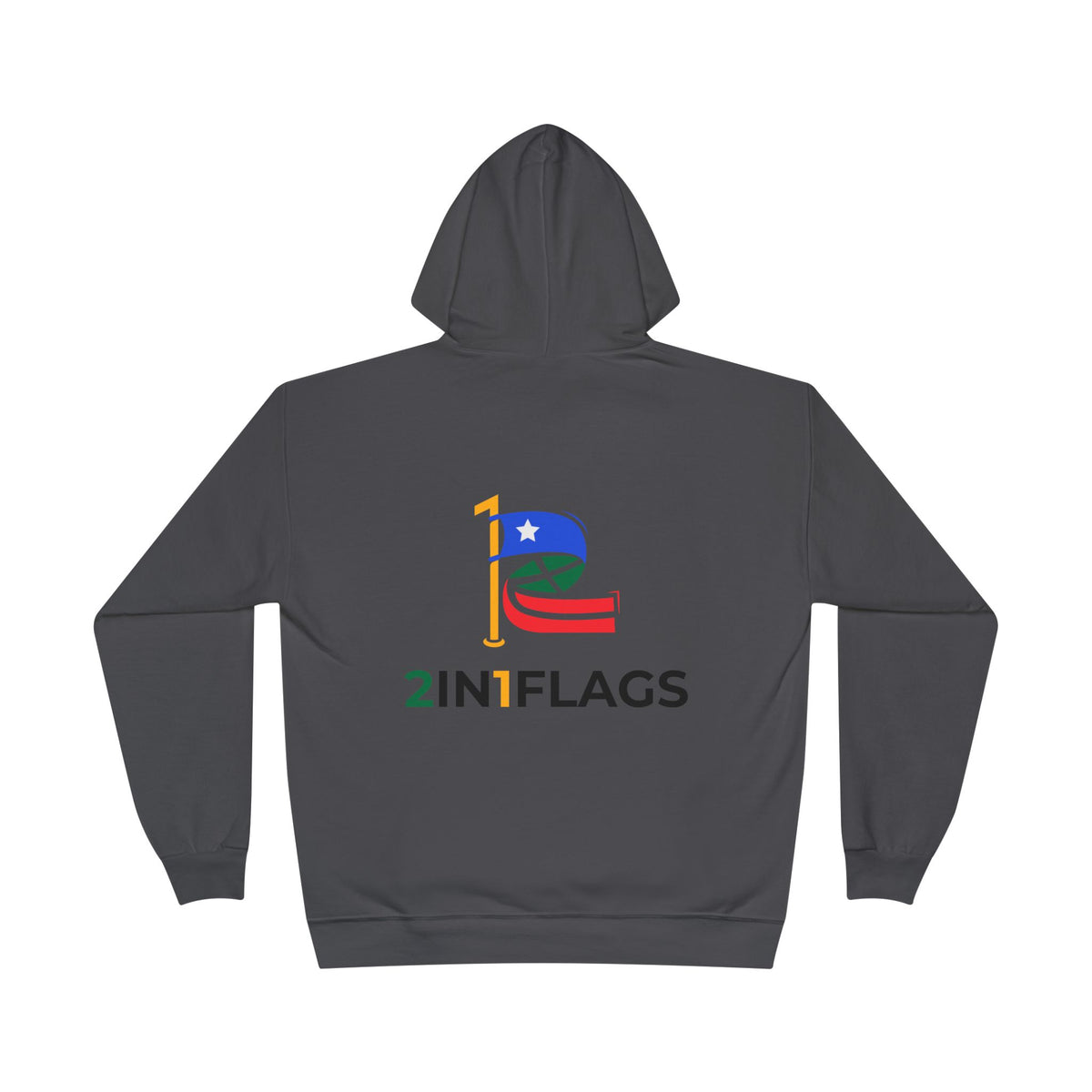 Custom 2in1 Flag Hoodie with custom dual flag design