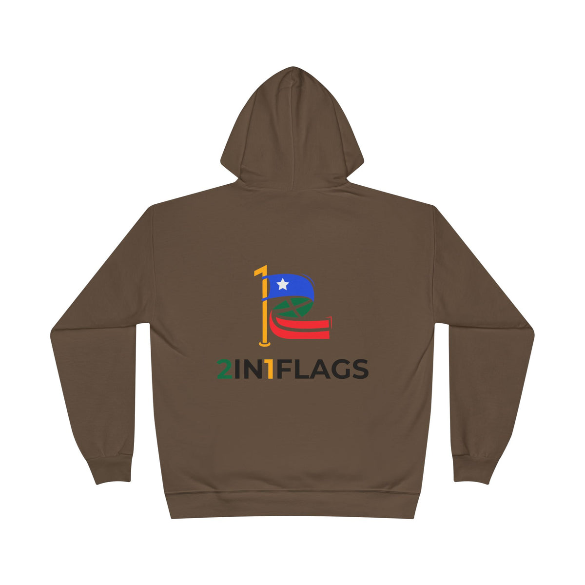 Custom 2in1 Flag Hoodie with custom dual flag design