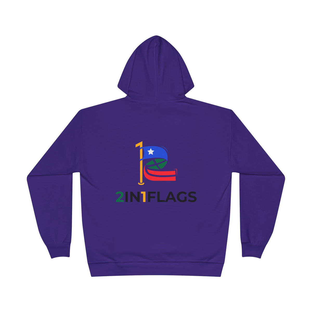 Custom 2in1 Flag Hoodie with custom dual flag design