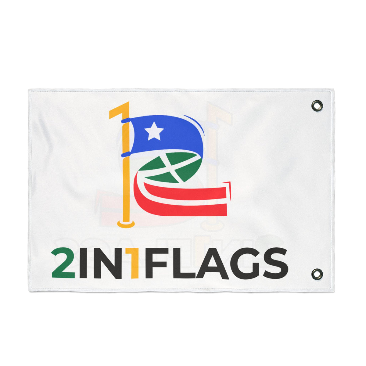 Custom Double-Sided 2in1 Flag with custom dual flag design