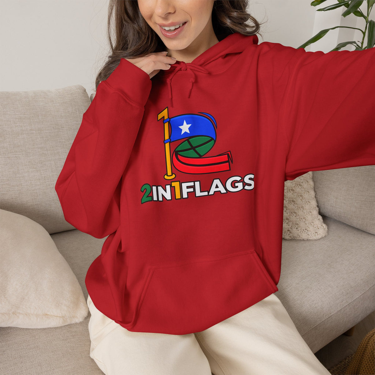 Unisex Custom Flag Hoodie