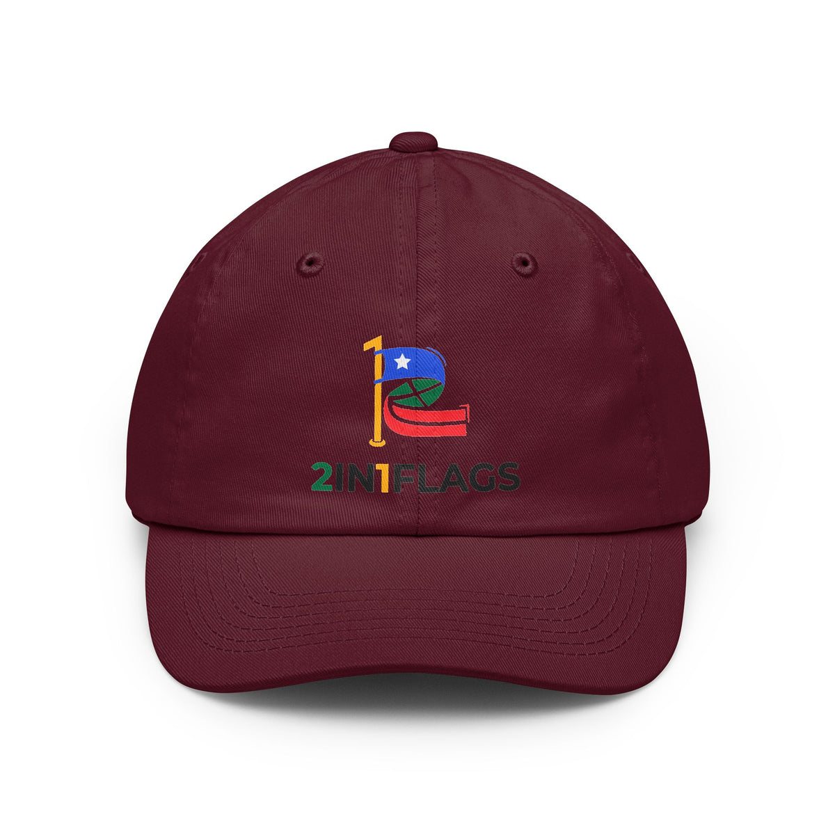 Custom 2in1 Flag Dad Hat with custom dual flag design