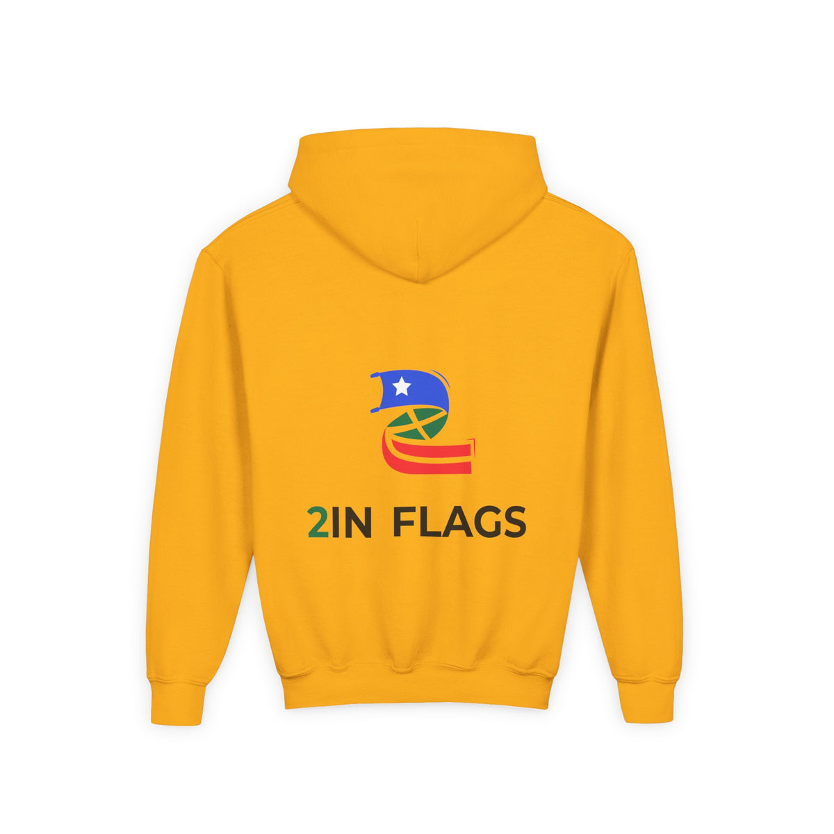Custom 2in1 Flag Youth Hoodie with custom dual flag design