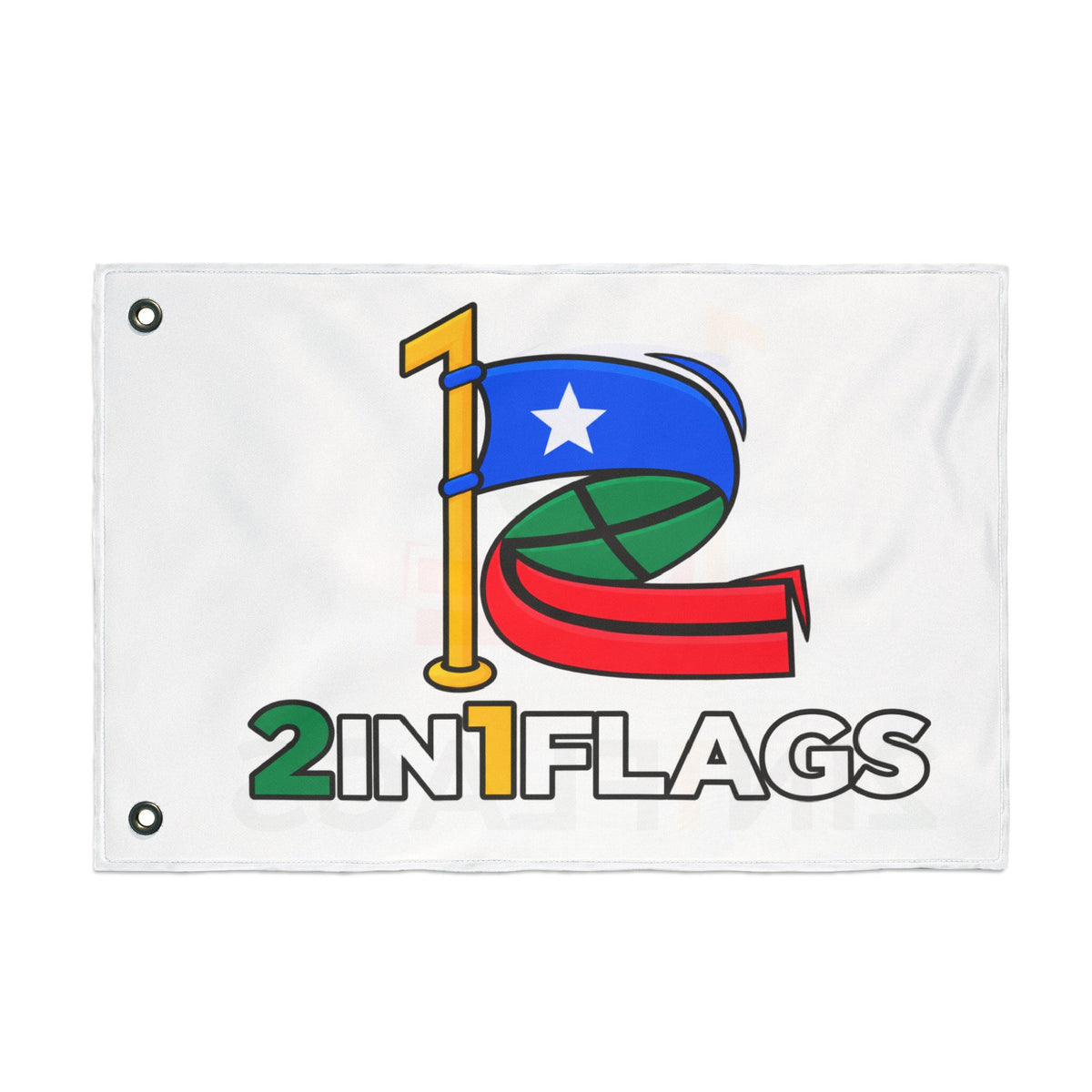 Custom Double-Sided 2in1 Flag with custom dual flag design