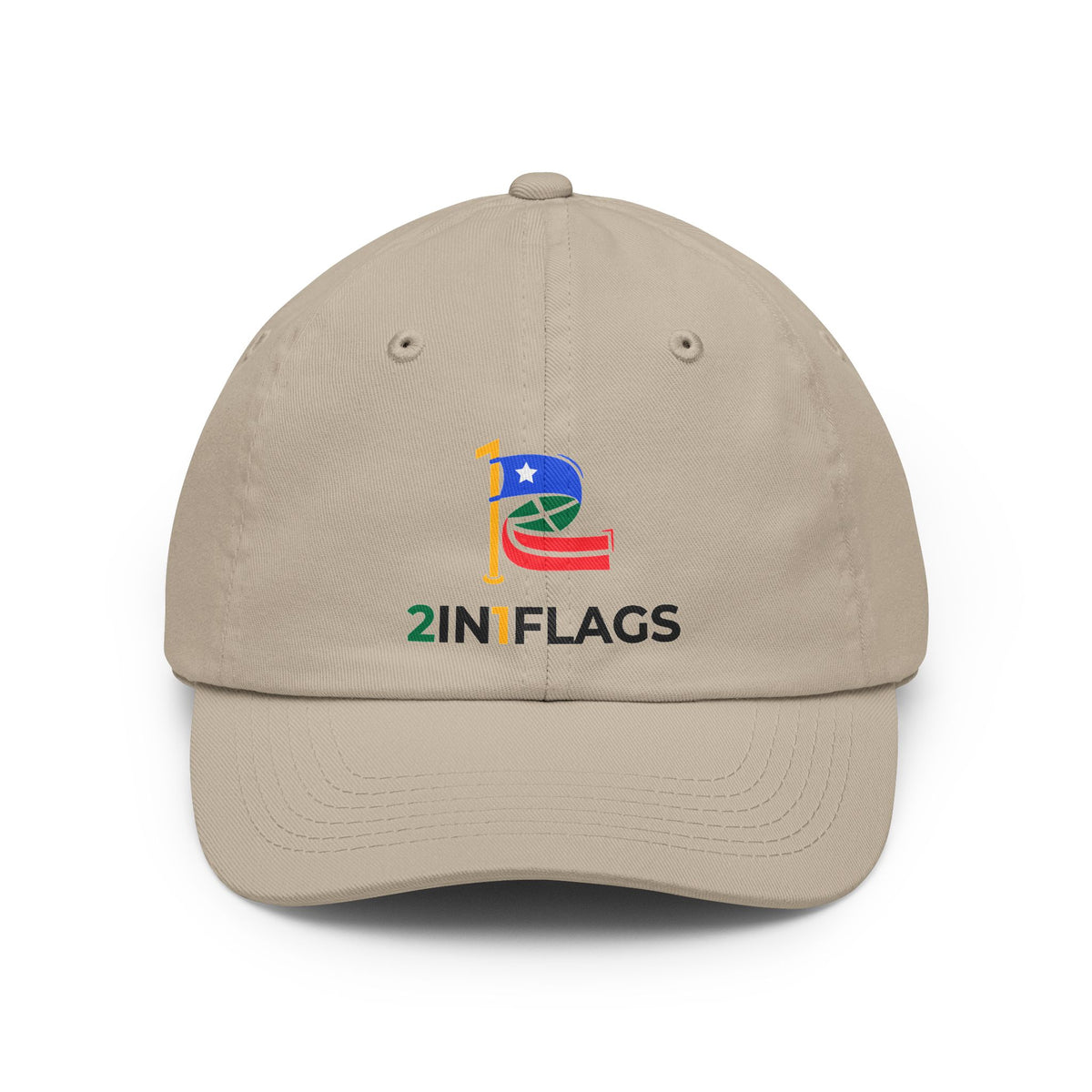 Custom 2in1 Flag Dad Hat with custom dual flag design