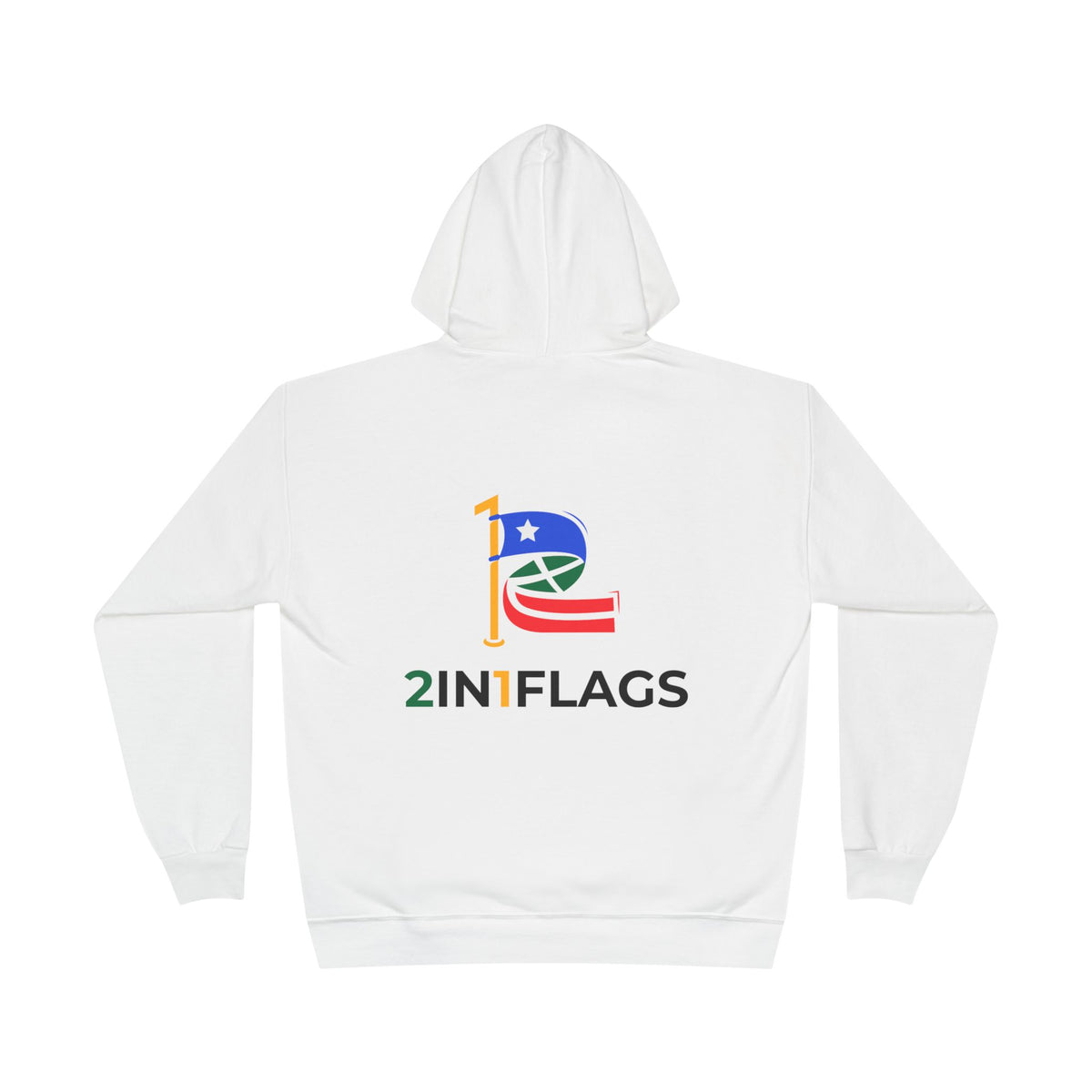 Custom 2in1 Flag Hoodie with custom dual flag design