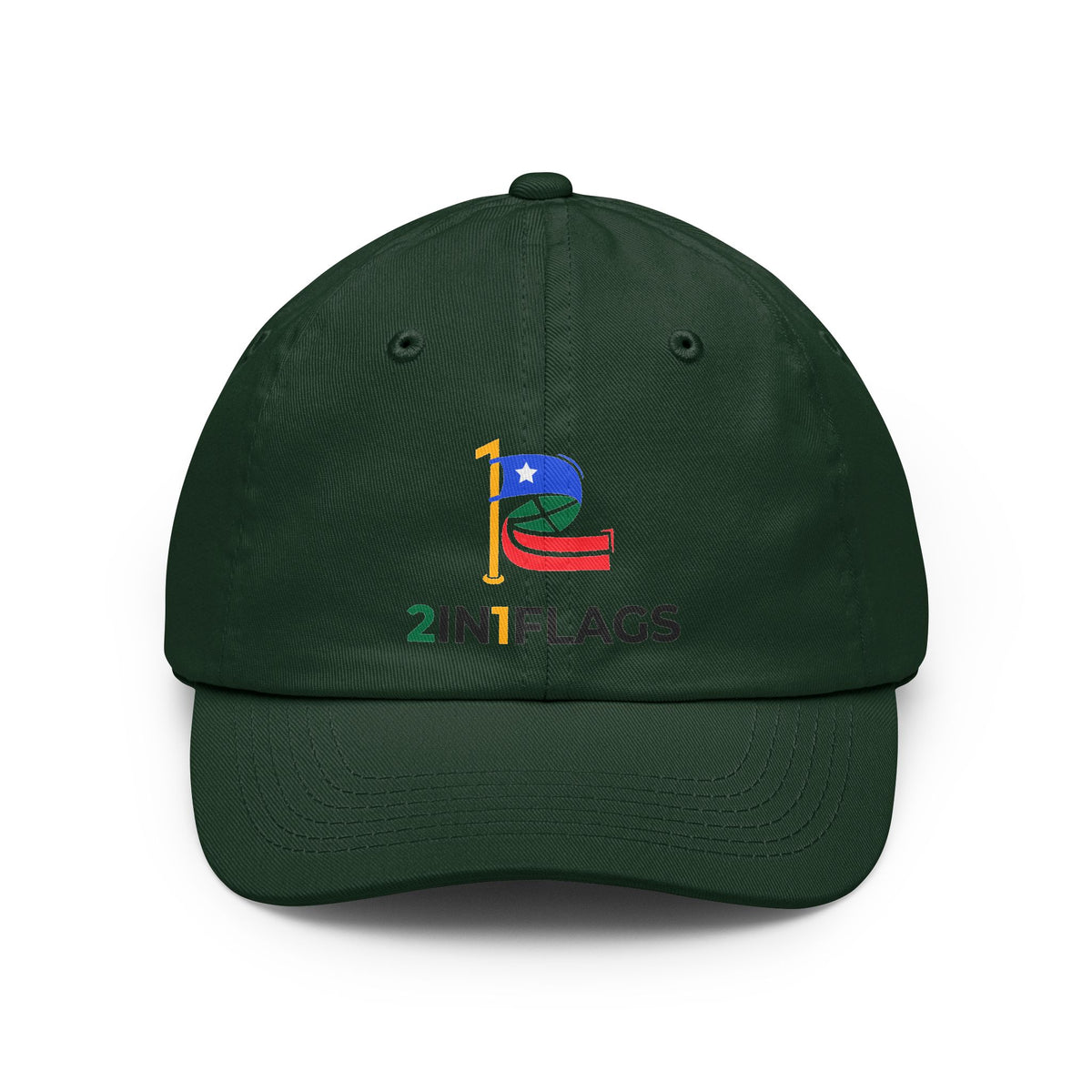 Custom 2in1 Flag Dad Hat with custom dual flag design