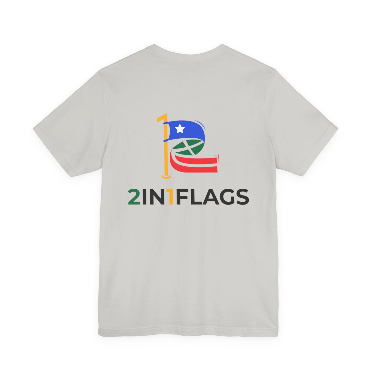 Custom 2in1 Flag T-Shirt with custom dual flag design