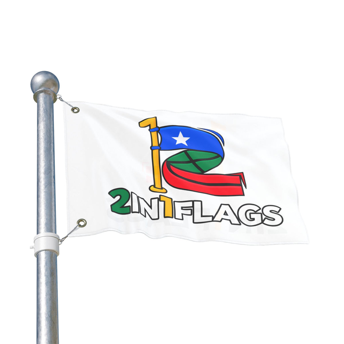 Custom Double-Sided 2in1 Flag with custom dual flag design