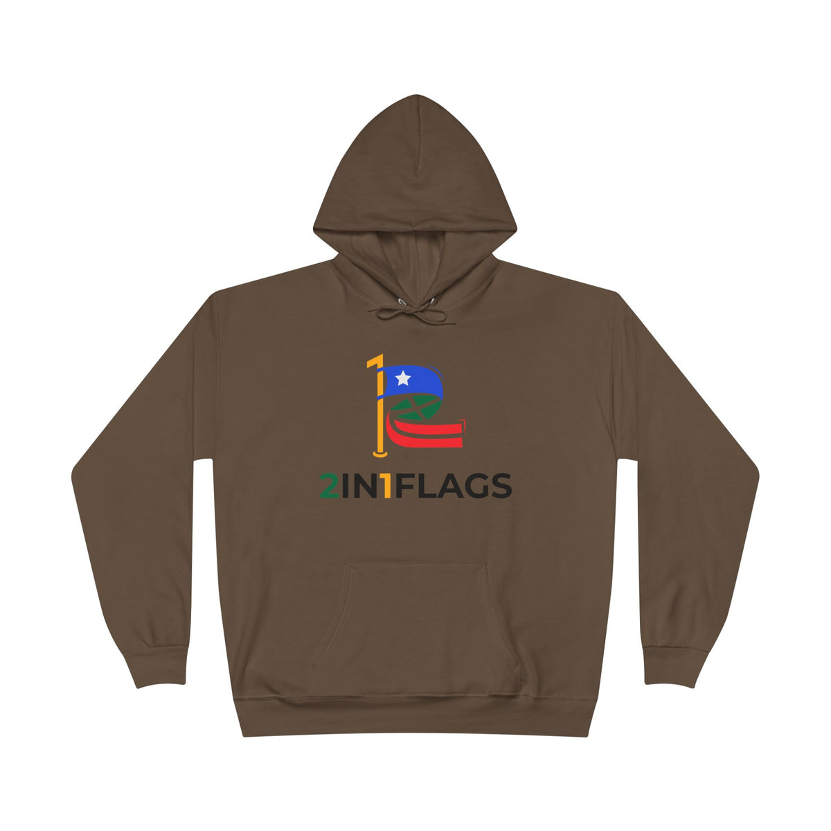 Custom 2in1 Flag Hoodie with custom dual flag design