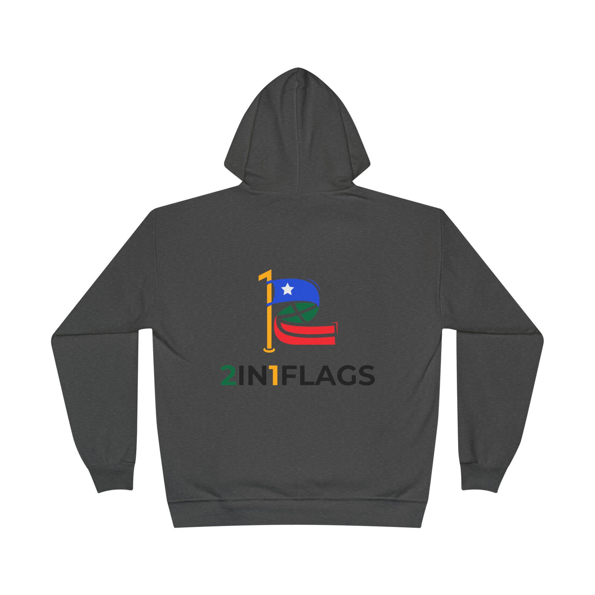 Custom 2in1 Flag Hoodie with custom dual flag design