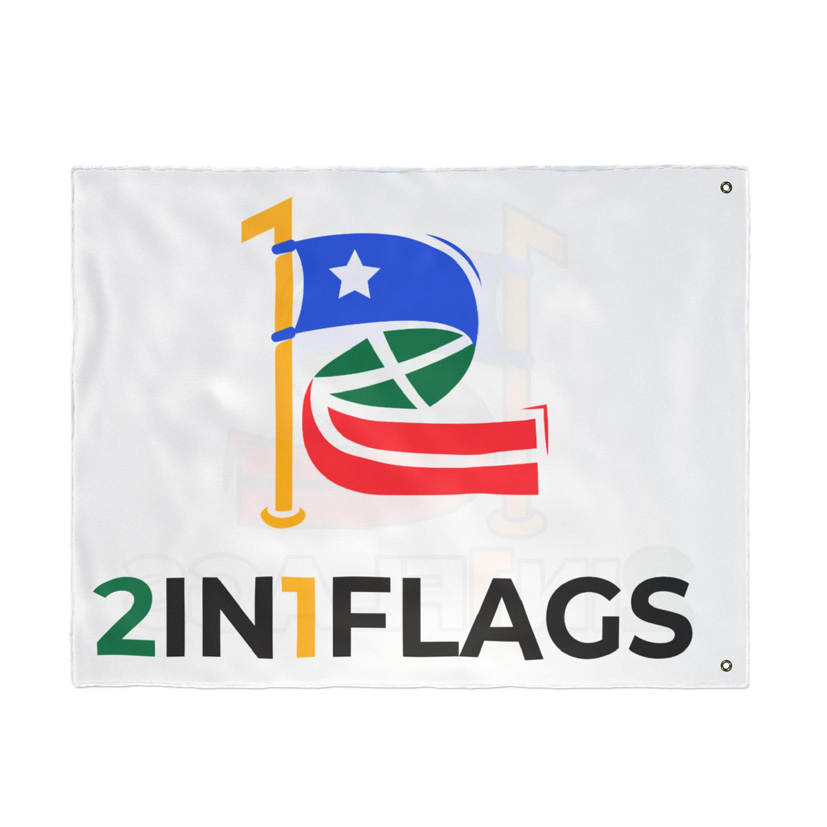 Custom Double-Sided 2in1 Flag with custom dual flag design