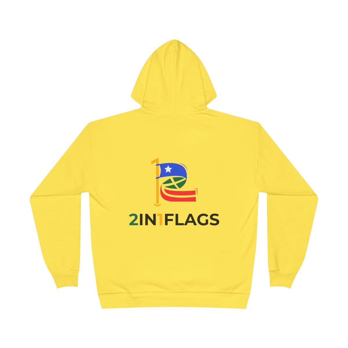 Custom 2in1 Flag Hoodie with custom dual flag design