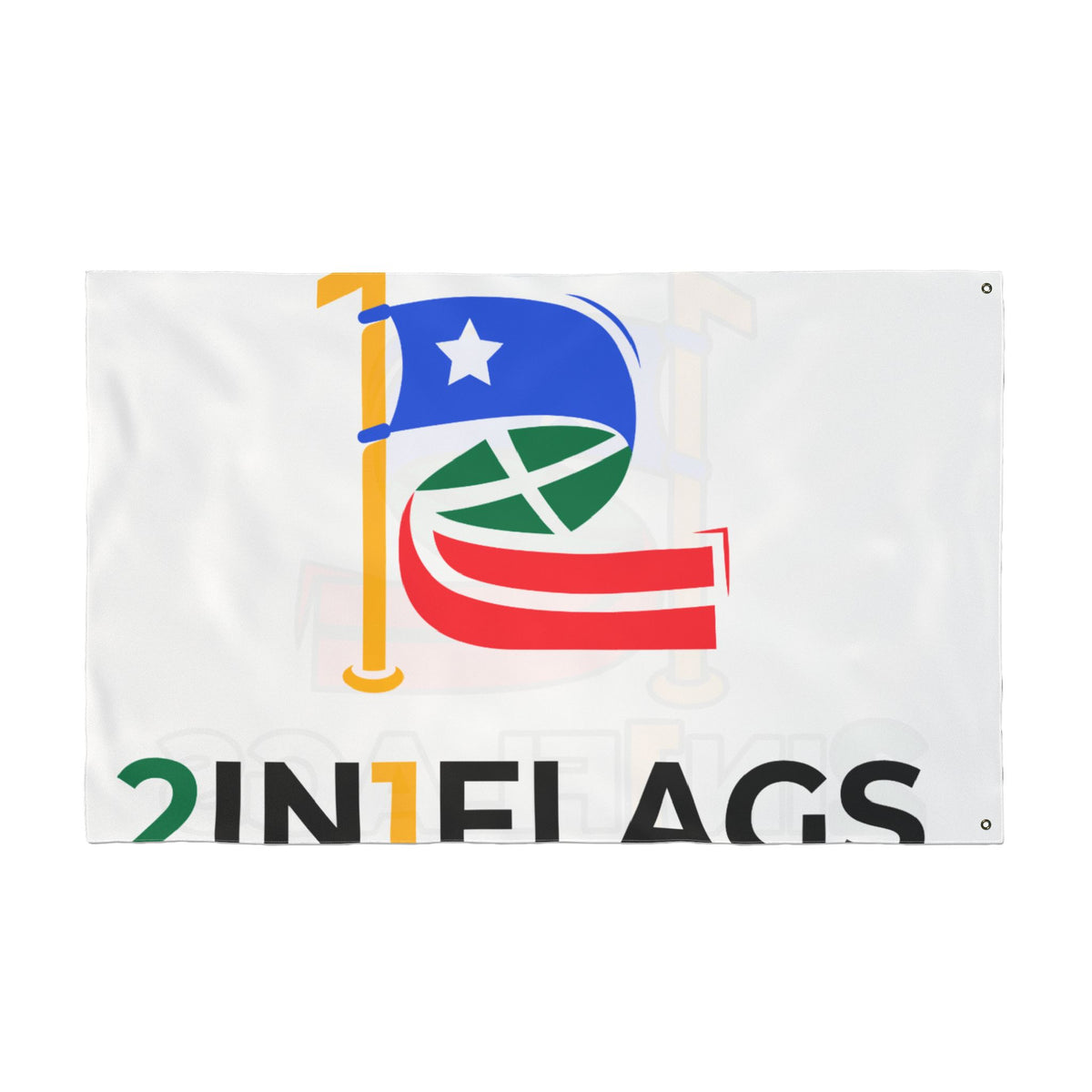 Custom Double-Sided 2in1 Flag with custom dual flag design