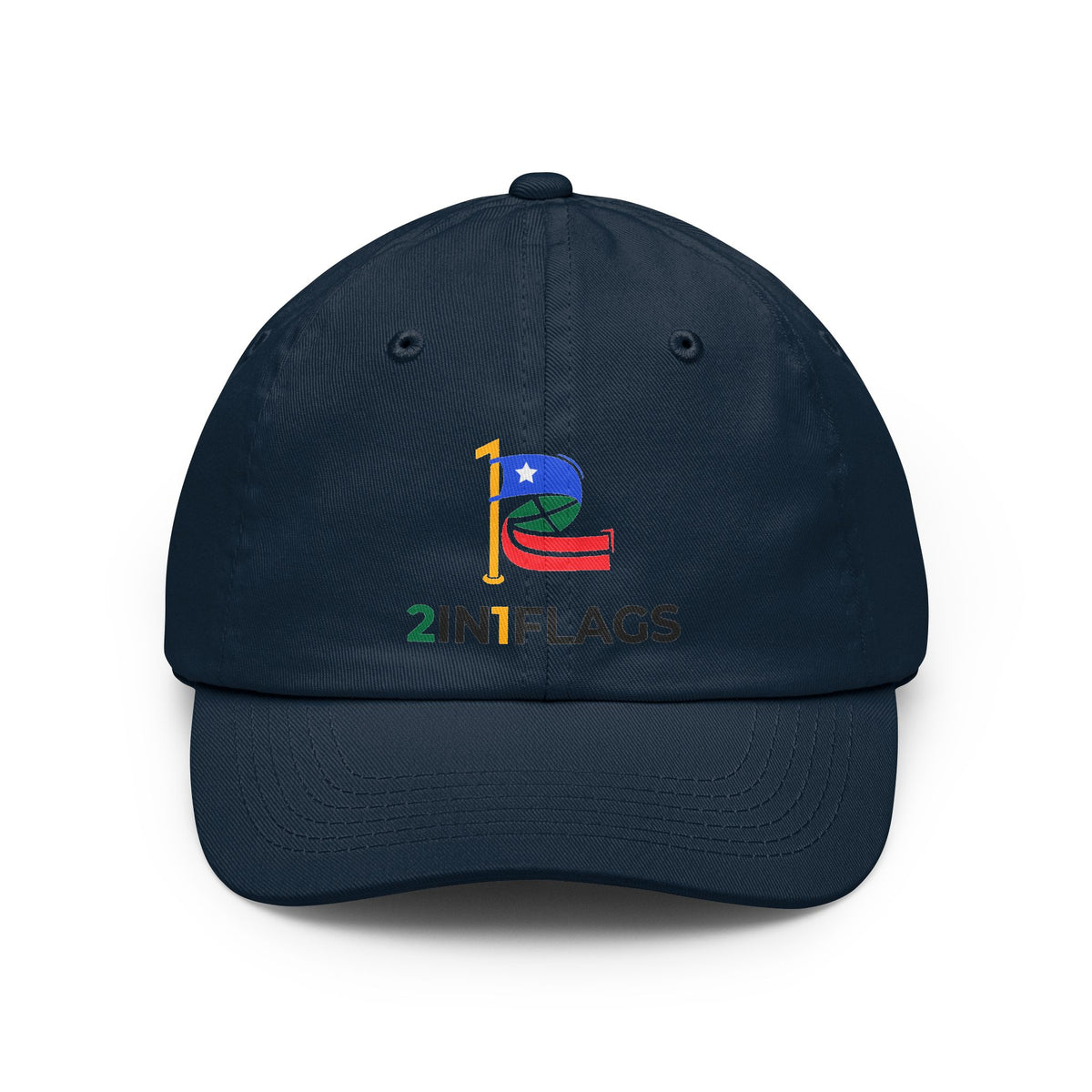 Custom 2in1 Flag Dad Hat with custom dual flag design